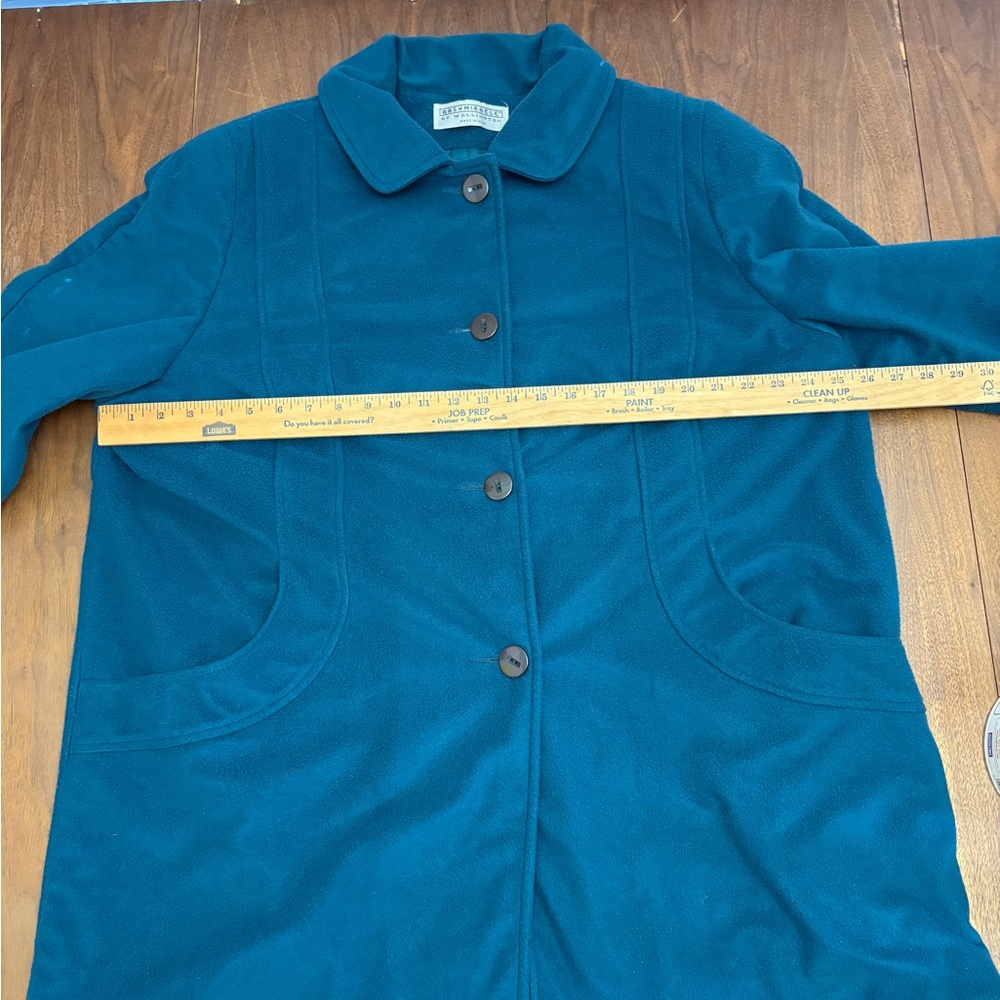 Vintage 60’s American Ladies Union Made Teal Peacoat - Picture 6 of 13